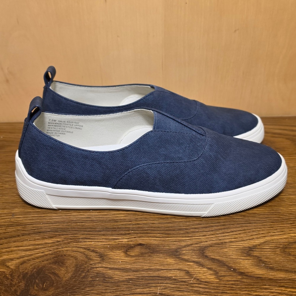 Kensie Salia KS251602 Women's Size 7.5 Navy Slip-On Sneakers New*